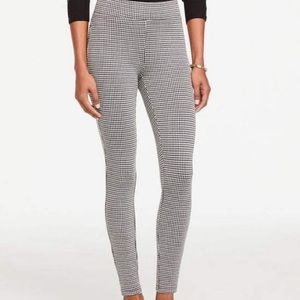 Ann Taylor Houndsooth Refined Leggings